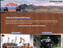 Tablet Screenshot of nationalatvrental.com